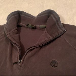 Timberland Black Quarter Zip Sweater